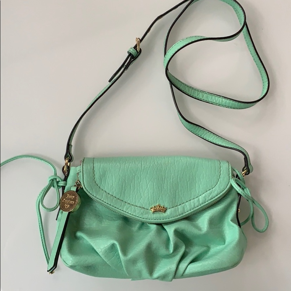 Beautiful JUICY COUTURE Teal Crossbody Purse